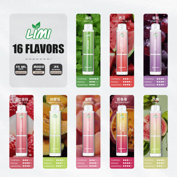 LIMI辣妹8000口<br>【拋棄式 熱銷款...】